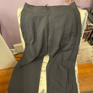 Lululemon black Kung Fu wide leg lounge pants